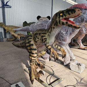 Robot realista con control remoto, estatua de <span class=keywords><strong>Velociraptor</strong></span>, tamaño de Parque Jurásico para exposición de dinosaurios - Product Image 3