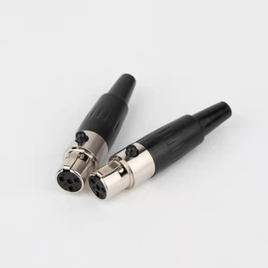 Connecteurs de fil pour câble <span class=keywords><strong>à</strong></span> <span class=keywords><strong>souder</strong></span>, connecteurs mâle/femelle, petite prises XLR, 20 pièces, 3/4/5 broches - Product Image 1