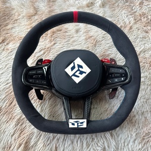 Volant en fibre de carbone personnalisé pour <span class=keywords><strong>BMW</strong></span> 2 3 4 5 6 Series G20 G29 G22 G26 G30 G31 G01 G02 G05 G06 G14 G15 G80 2018-2022 - Product Image 3