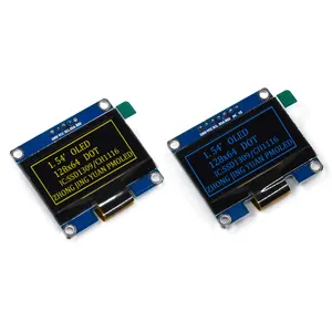 1.54 inch OLED Module 1.54 "Màn hình 12864 LCD LED hiển thị Module 128*64 ssd1309 SPI/IIC I2C giao diện cho Arduino 4pin 7pin