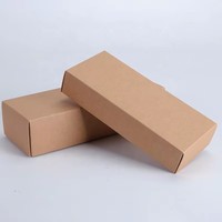 Boîte d'emballage pour chaussettes avec logo personnalisé, boîtes cadeaux en papier kraft avec couvercle
