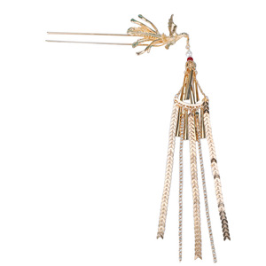Nuevo Diseño Original 2025, Accesorio para el Cabello Hecho a Mano de Estilo Antiguo, Corona de Fénix con Borlas, Set de Maquillaje, Tocado Hanfu - Product Image 5