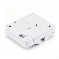 Boîtier terminal fibre optique FTTR 1 port ODP en ABS pour montage mural intérieur, compatible avec câble fibre invisible 0,9 mm 15-40 m, pour réseau télécom Indonésie