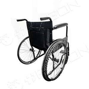 Fauteuil roulant manuel pliant en alliage d'aluminium prix bon marché d'usine - Product Image 6