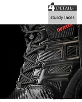 Bottes tactiques montantes unisexe pour homme, idéales pour l'entraînement en désert, chaussures de randonnée durables pour l'extérieur, respirantes en caoutchouc et maille PU, pour le camping et l'hiver