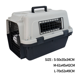 ที่ใส่สุนัขและแมวพร้อมชามพลาสติกระบายอากาศได้แบบพกพา - Product Image 5