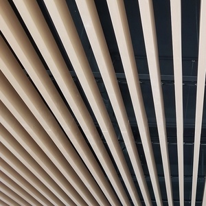 Panneau de <span class=keywords><strong>plafond</strong></span> en bande d'aluminium suspendu en forme de U du milieu du siècle Design décoratif intérieur <span class=keywords><strong>Isolation</strong></span> thermique de surface brossée Étanche - Product Image 6
