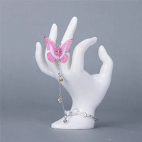 Support de présentation pour bagues, moule en plastique en forme de main OK, gants, accessoires pour nail art, bracelet, bijoux et accessoires