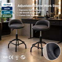 Tabouret de travail à hauteur de bar avec repose-pieds confortable pour caissier, bureau, salle de contrôle, usine, maison, vente en gros, personnalisé, OEM