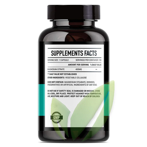 แมกนีเซียมซิเตรตแคปซูลช่วยผ่อนคลายการนอนหลับอารมณ์ระบบประสาทกระตุ้นกล้ามเนื้อสินค้าตรา OEM - Product Image 2