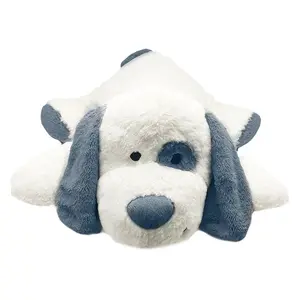 2022 인기있는 어린이 장난감 제조 부드러운 흰색 귀여워 강아지 큰 눈 박제 동물 플러시 장난감 개