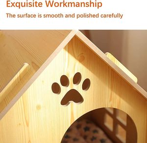 Jaulas <span class=keywords><strong>de</strong></span> madera para mascotas pequeñas con puerta y <span class=keywords><strong>ventanas</strong></span> - Product Image 2