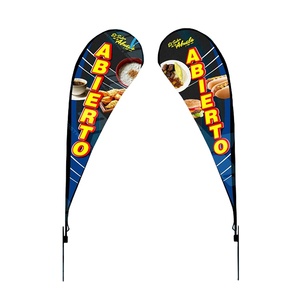 Tùy chỉnh kinh doanh cờ quảng cáo lông cờ tùy chỉnh Angled Cờ biểu ngữ bằng dấu hiệu quảng cáo ngoài trời - Product Image 1