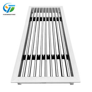 <span class=keywords><strong>Grille</strong></span> de <span class=keywords><strong>ventilation</strong></span> linéaire <span class=keywords><strong>rectangulaire</strong></span> murale au design moderne pour VAV, diffuseur d'air linéaire blanc - Product Image 5