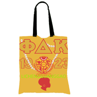 Sac en toile Chi Eta Phi Sorority pour femmes, sac de rangement réutilisable, sac de shopping personnalisé, sac à bandoulière pour voyage et usage quotidien