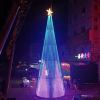 LED RGB Pixel Weihnachtsbaum Riesiger Outdoor Kommerzieller Weihnachtsbaum Beleuchtung