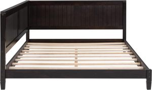 Estructura <span class=keywords><strong>de</strong></span> <span class=keywords><strong>cama</strong></span> <span class=keywords><strong>de</strong></span> día <span class=keywords><strong>de</strong></span> tamaño completo <span class=keywords><strong>con</strong></span> <span class=keywords><strong>respaldo</strong></span>, sofá <span class=keywords><strong>cama</strong></span> <span class=keywords><strong>de</strong></span> tamaño completo <span class=keywords><strong>de</strong></span> <span class=keywords><strong>madera</strong></span> <span class=keywords><strong>con</strong></span> soporte <span class=keywords><strong>de</strong></span> listón para niños y adolescentes - Product Image 6