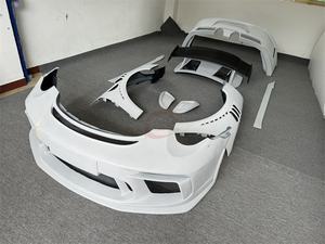 Kit de carrocería de estilo <span class=keywords><strong>GT3</strong></span> <span class=keywords><strong>RS</strong></span> para <span class=keywords><strong>Porsche</strong></span> <span class=keywords><strong>911</strong></span> 991,1 991,2 nueva actualización de fibra de vidrio parachoques trasero delantero guardabarros falda lateral alerón de ventilación - Product Image 3