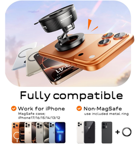 Suporte Magnético para Carro com Rotação de 360 Graus e Almofada de Gel, Super Forte para Smartphones Grandes - Product Image 3