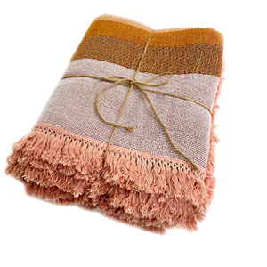 Customized 100% Recycled Cotton Woven Throw Blanket Outside <strong>Picnic</strong> <strong>Rugs</strong> - Product Image 1