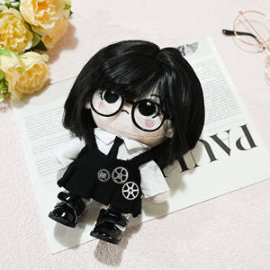 Poupée en peluche <span class=keywords><strong>de</strong></span> personnage en <span class=keywords><strong>mohair</strong></span> <span class=keywords><strong>de</strong></span> haute qualité avec coton biologique, poupée d'idole Kpop, peluche personnalisée <span class=keywords><strong>de</strong></span> 20 cm - Product Image 4