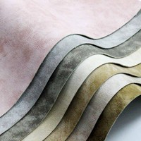 Cuir synthétique PU gaufré écologique et personnalisé en couleur pour la fabrication de vêtements
