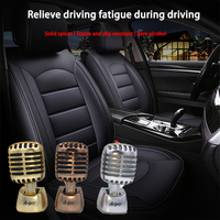 Diffuseur de parfum personnalisé pour console centrale de voiture, design créatif et tendance, avec microphone à tête oscillante et fonction d'aromathérapie
