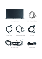 Pantalla LED Transparente Ultrafina Tipo Holográfica P10, 95% de Alta Transparencia para Ventanas de Vidrio
