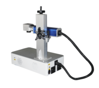 Machine de marquage laser à fibre de bureau 20W JPT Source graveur laser portable de haut niveau de sécurité pour le marquage de la pierre métallique