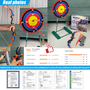 Zhorya Trẻ Em Cung Và Mũi Tên Thiết Lập Ánh Sáng up Bắn Cung Đồ Chơi Với Đứng Mục Tiêu Cho Trò Chơi Ngoài Trời Đồ Chơi Thể Thao - Product Image 5