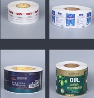Rouleau d'étiquettes personnalisées en pvc, imprimante, rouleau, merci, papier, à bas prix, livraison gratuite, chine, pièces