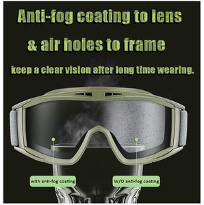 ANSI Z87.1 ו CE EN166 2.8mm טקטי Eyewear 3 להחלפה עדשות משקפיים בליסטי ירי שמש משקפיים - Product Image 4