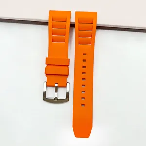 18MM 20MM 24MM anti-corrosion resistant cycling sports FKM fluororubber watch strap for Apple