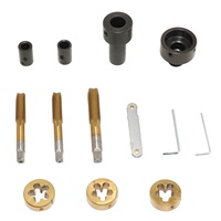Set Perkakas Tap dan Die HTL untuk Mur Roda, Baut & Stud M12X 1.25mm M12X 1.5mm M14X 1.5mm Aplikasi Universal