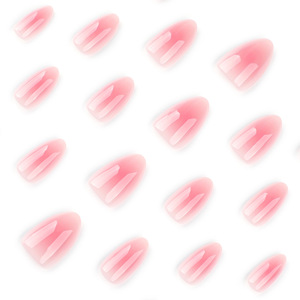 <span class=keywords><strong>Uñas</strong></span> Postizas de Gelatina <span class=keywords><strong>Rosa</strong></span> Nude, Forma Almendrada, 24 Piezas, Acabado <span class=keywords><strong>Natural</strong></span> Brillante, para Uso Diario, Venta al por Mayor - Product Image 4