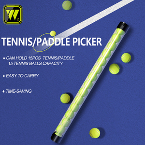 テニスボールピッカーアッパー、軽量ピクルボールボールピッカーホッパーチューブ、ショルダーストラップ付き、回収用コレクター - Product Image 4