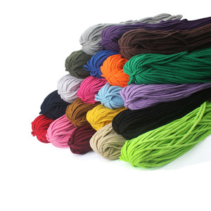 Bán buôn 3mm 4mm 5mm Tự làm dây tái chế bông bện dây xoắn - Product Image 1