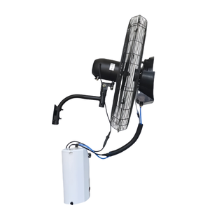 Télécommande noire murale industrielle <span class=keywords><strong>Ventilateur</strong></span> de pulvérisation électrique pour le refroidissement de l'espace Brume Humidification de l'eau Dépoussiérage - Product Image 4