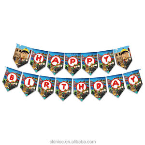 Bonito Juego de Decoración para Fiesta de Cumpleaños con Temática de <span class=keywords><strong>Roblox</strong></span>, Adorno para Cupcakes, Globo de Látex, Pancarta para Fiesta de Cumpleaños Infantil - Product Image 2
