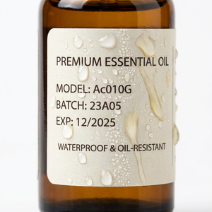 Custom Amber Glass Vial <b>Labels</b> 10ml UV Protection Stickers Professional Serum <b>Packaging</b> - Product Image 4