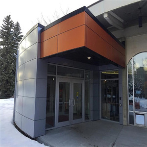 Mặt Tiền Bên Ngoài Cửa Hàng Front Nhôm Composite Panel/Alucobond Giá - Product Image 2