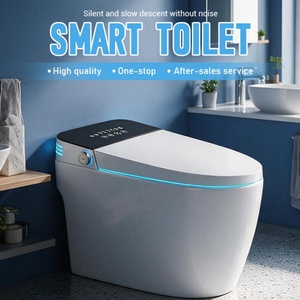 <span class=keywords><strong>WC</strong></span> intelligent de luxe moderne multifonction avec eau chaude instantanée, buse autonettoyante, étanche IPX4 pour salle de bain familiale - Product Image 1
