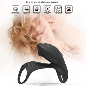 Personagem Estranho 10 Padrões Intensos Modo Vibração Penis Cock Ring amor Bonecas para Homens - Product Image 2
