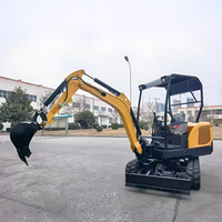 Prix bon marché Laidong 385 moteur diesel 2 tonnes prix des petites excavatrices avec voie Expandabale