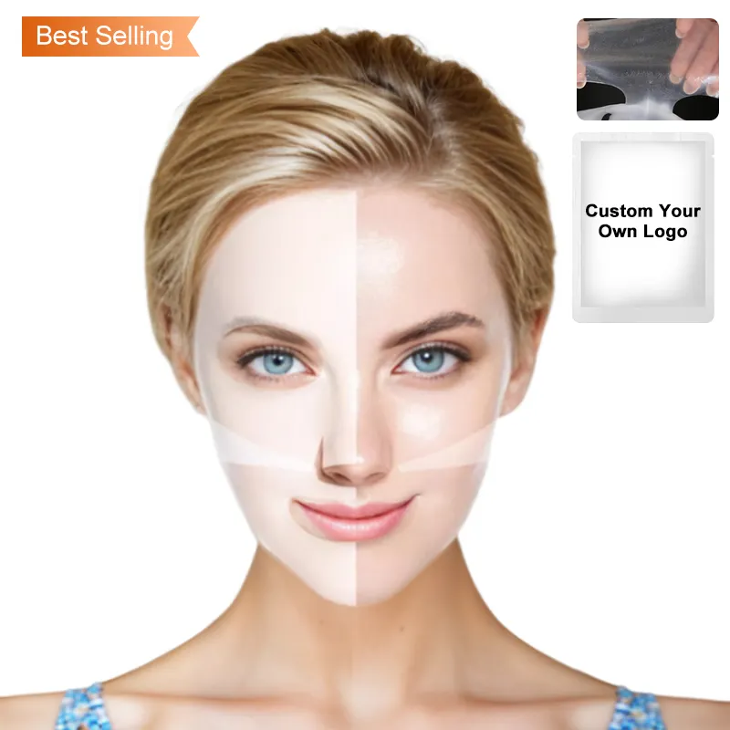 Oem bán buôn hấp thụ trên khuôn mặt chăm sóc da giữ ẩm tấm mặt nạ Hydrogel Jelly mặt nạ Collagen ma thuật Hàn Quốc mặt nạ
