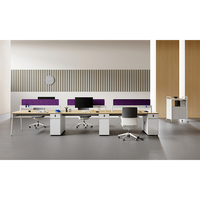 Derniers modèles de bureaux et postes de travail de luxe, table d'ordinateur contemporaine, bureau pour employés, montage facile, modulaire