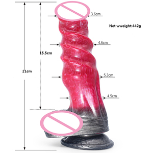 FAAK-N505 Nouveau Grand Plug Anal <span class=keywords><strong>Transparent</strong></span> Alien Dildo avec Ventouse Dildo Lesbien Fête pour Femmes Jouets Sexuels pour Chatte - Product Image 6