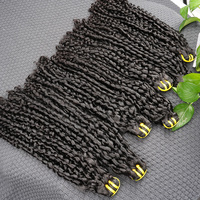 Lots de Cheveux Humains Bouclés Pixie Grade 12A Double Drawn 100% Cheveux Vierges Bruts Cambodgiens Vente en Gros