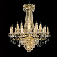 Lustre Empire en Cristal Grand Modèle, Luminaires Décoratifs, Lustre en Cristal Traditionnel, Lampes en Cristal