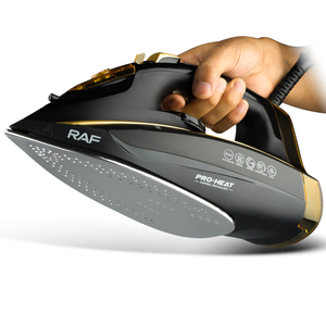 Fer à repasser portable RAF en céramique 2400W avec semelle antiadhésive, idéal pour la maison - Grande Vente RAF - Product Image 5